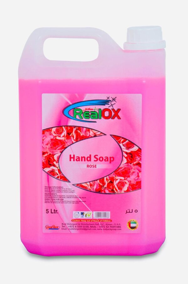 Realox Hand Soap Rose 5 Liter.