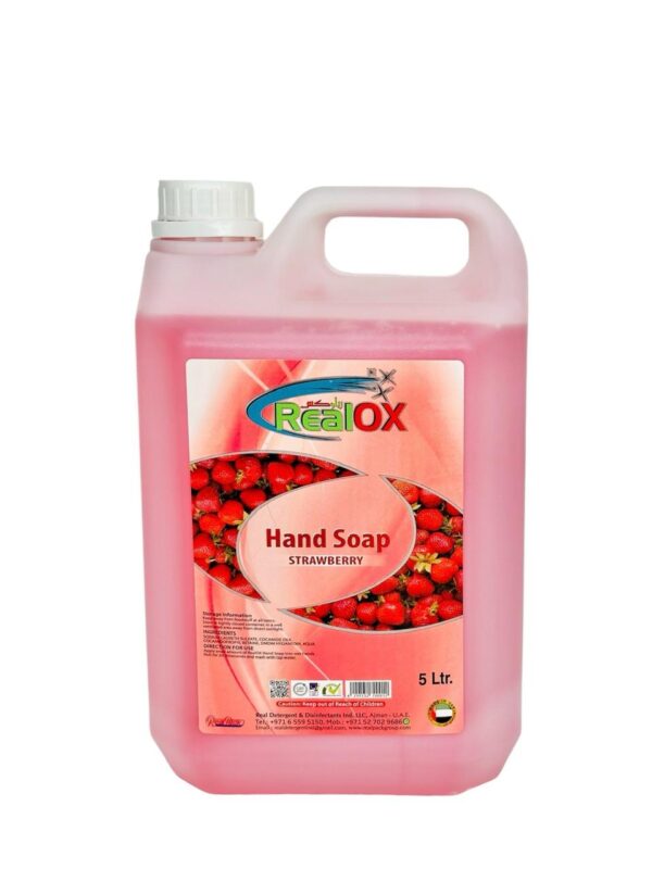 Realox Hand Soap Strawberry 5 Liter.