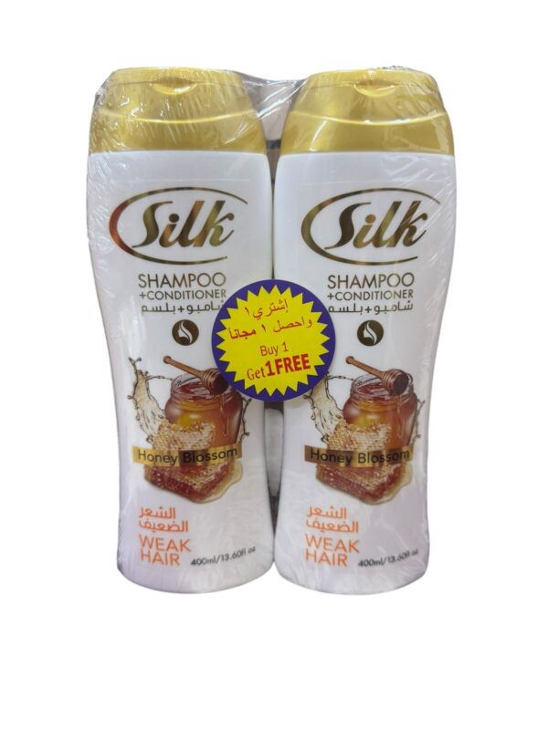 Silk Shampoo+Conditioner Weak Hair 400ml. (1+1)