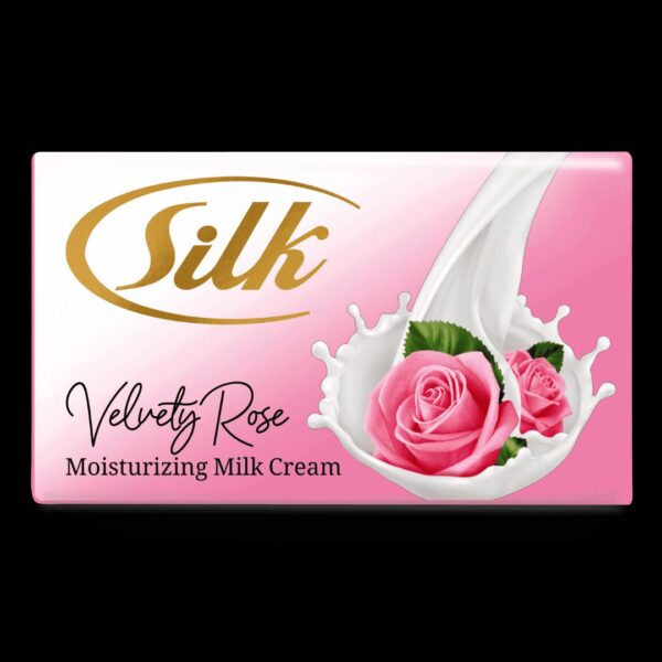 Silk Moisturizing Milk Cream Soap Rose 120g.