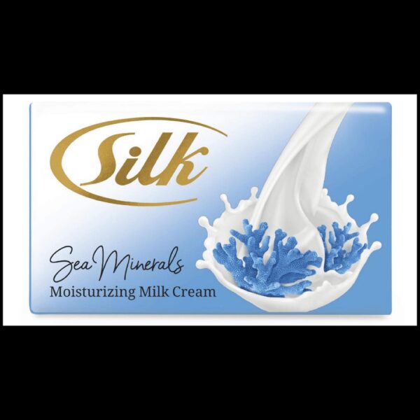 Silk Moisturizing Milk Cream Soap Sea Minerals 120g.