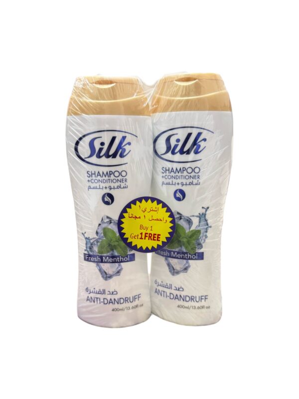 Silk Shampoo+Conditioner Anti-Dandruff 400ml. (1+1)