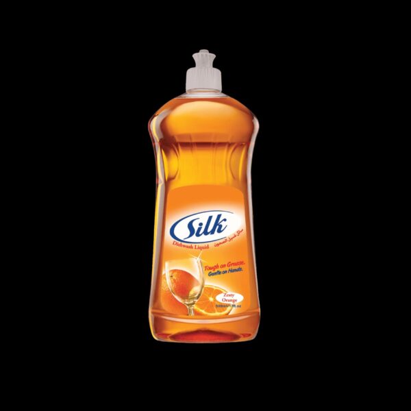 Silk Dishwash Liquid Zesty Orange 500ml.