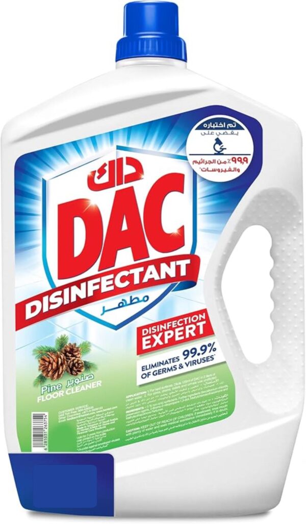 Dac Disinfectant Pine Floor Cleaner 4.5 liter.