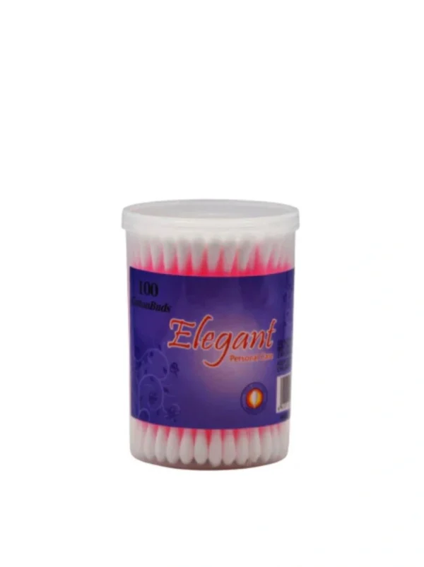 Elegant Cotton Buds 100pcs in one tube.