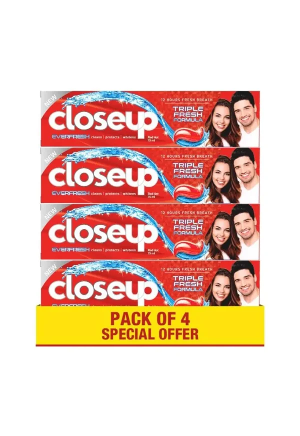 CloseUp ToothPaste Red (75ml*4)