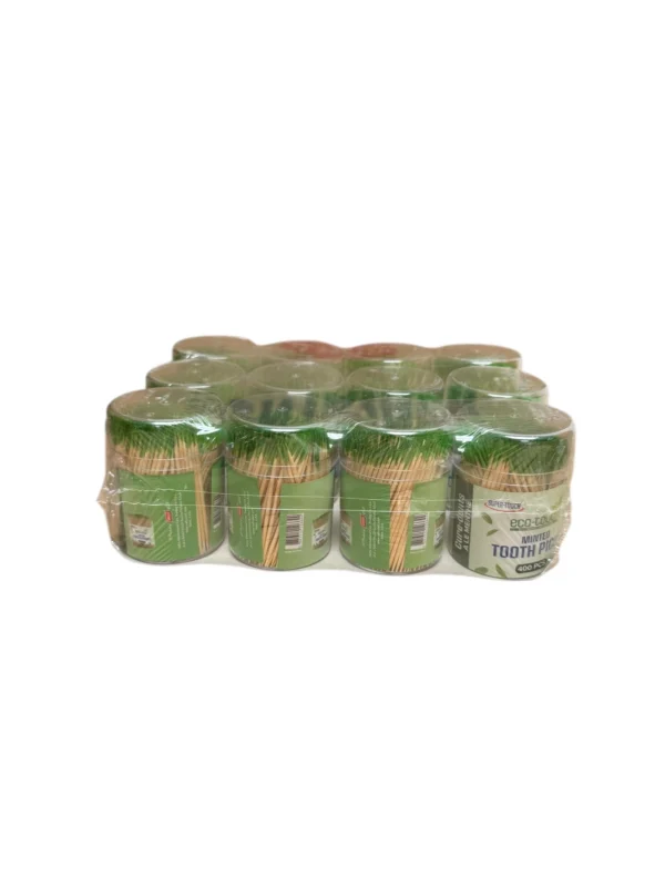 Super Touch MInted Toothpicks (400Pcs)(one Tube).