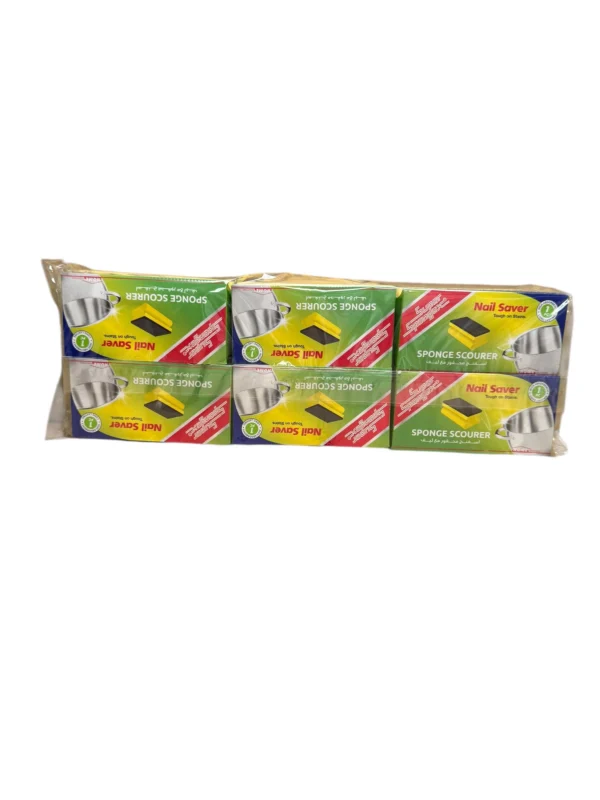 Sponge Scourer Nail Saver (1bndle×12pcs).