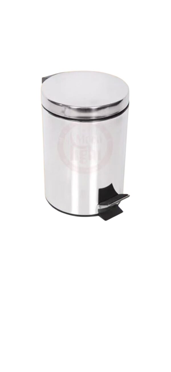 Stainless steel dustbin 20 liter.