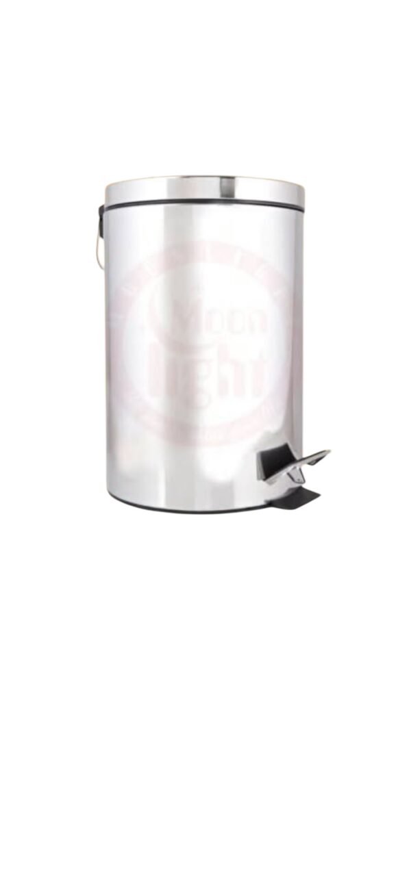 Stainless steel dustbin 30 liter.